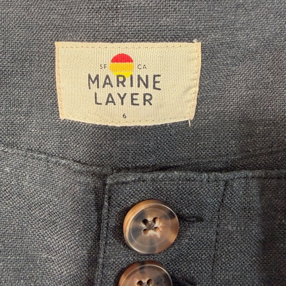 Marine Layer Flora High Waisted Trouser Size 6 - Picture 8 of 11